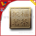 China Classical Style Square Nameplate with Plating Gold